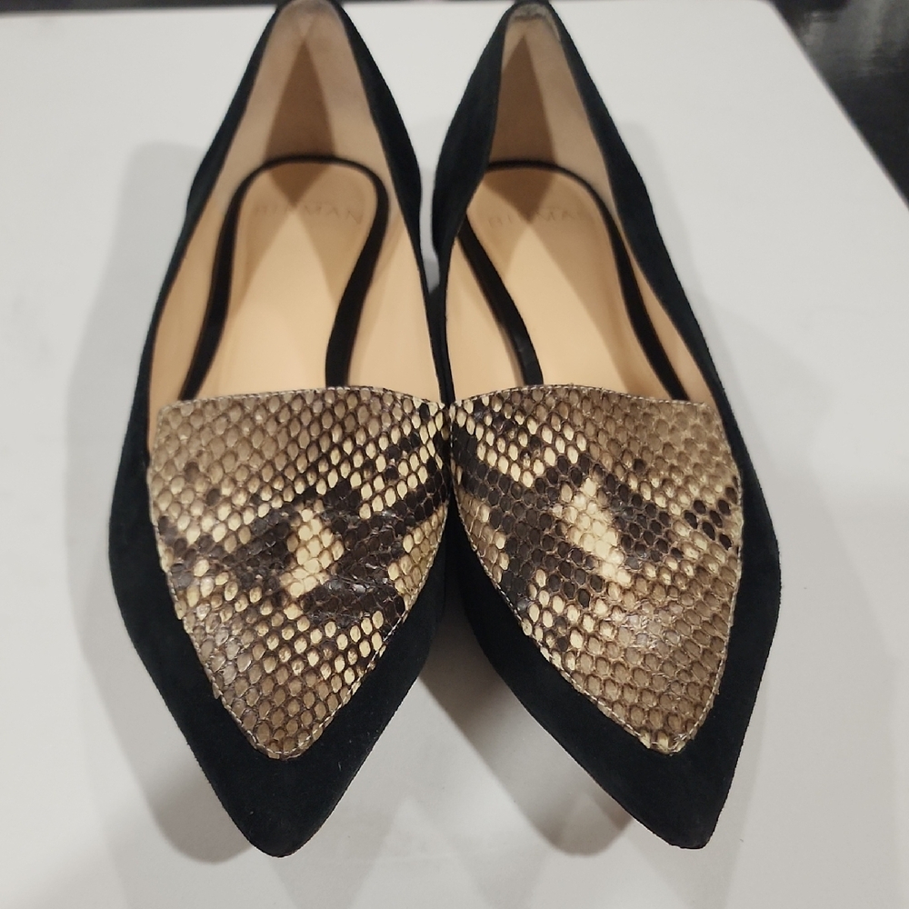 Alexandre Birman Black and Brown Flats Minimalist Design